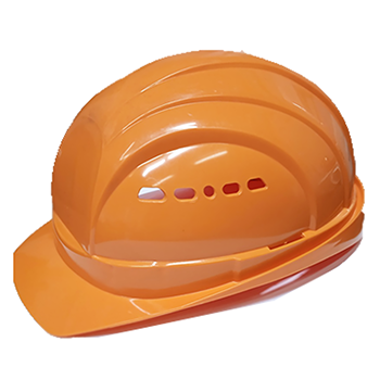 Каска защитная с пластиковым креплением (разные цвета)